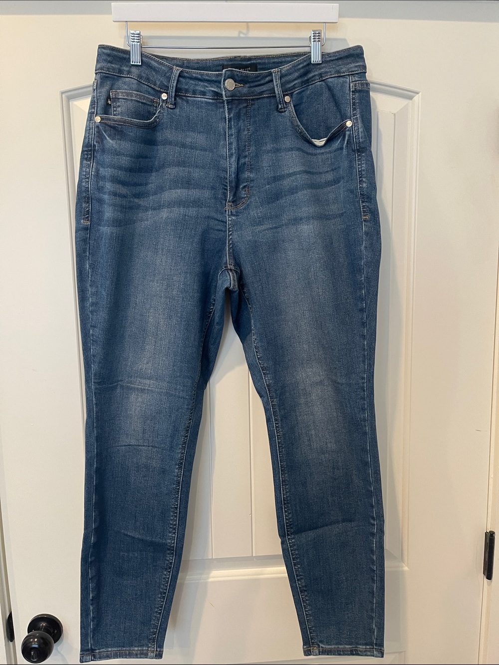 Judy Blue Skinny Jeans in Medium Blue Wash
